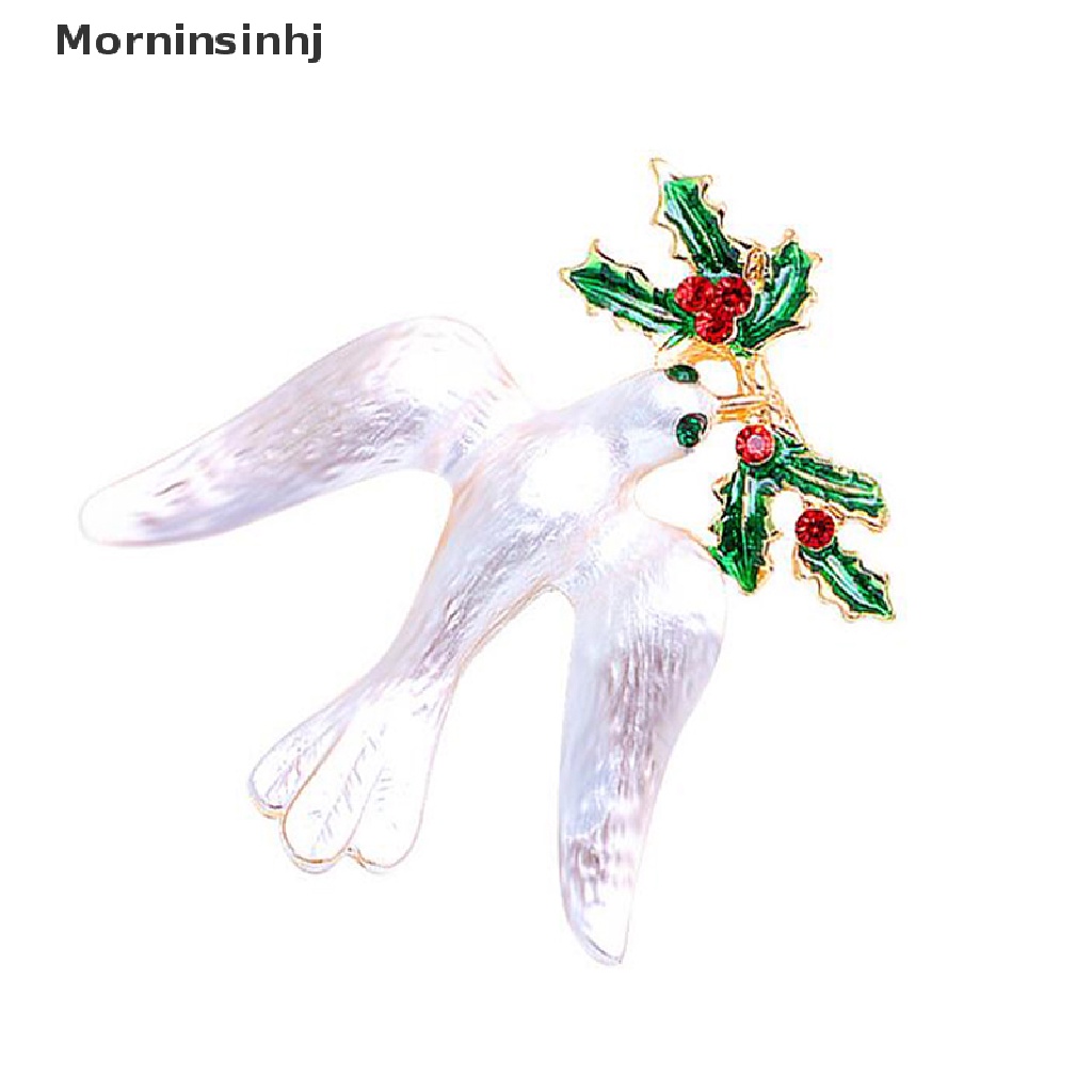 Mornin Peace Dove Bros Fashion Trend Burung Merpati Netral Bros Pin Gesper Perhiasan id