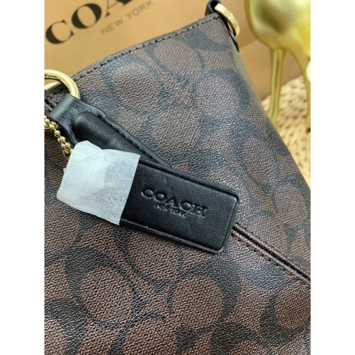 COACH'S SMALL KELSEY SATCHEL IN SIGNATURE CANVAS