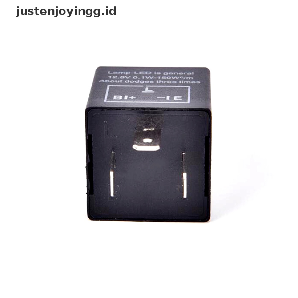 // justenjoyingg.id // 12V 3-Pin LED Adjustable Car Flasher Flash Relay For Turn Signal Light CF13 ~