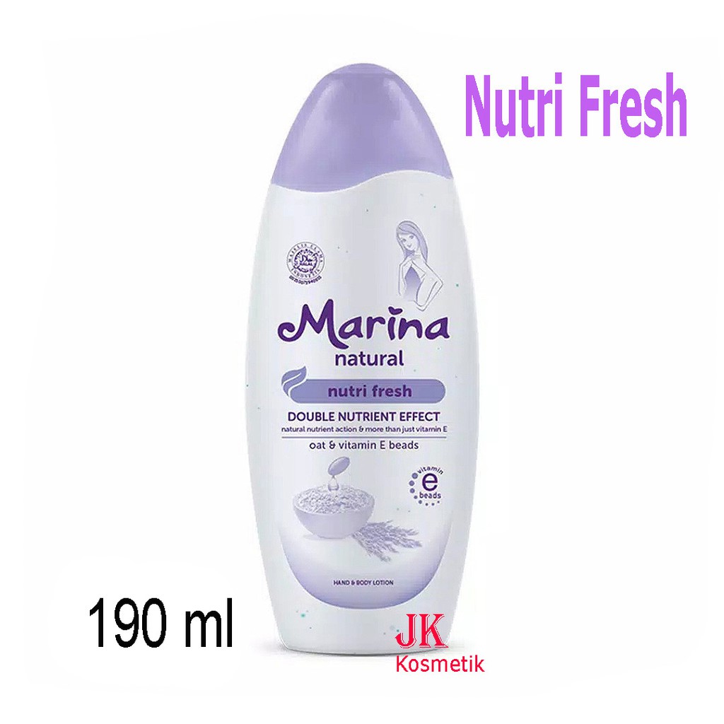 Marina Hand Body Lotion Natural 190 ml