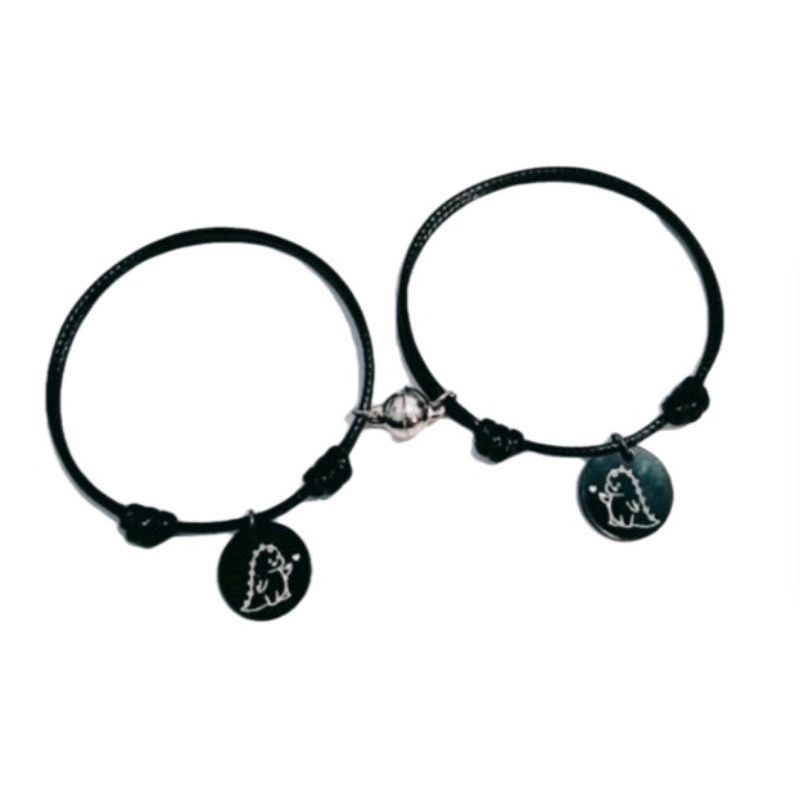 (Termurah) Gelang couple Dino love+ magnet