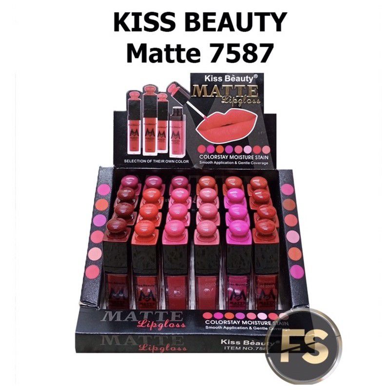 Perlusin | Lip glos Kissbeaty 7587  Matte Lipgloos