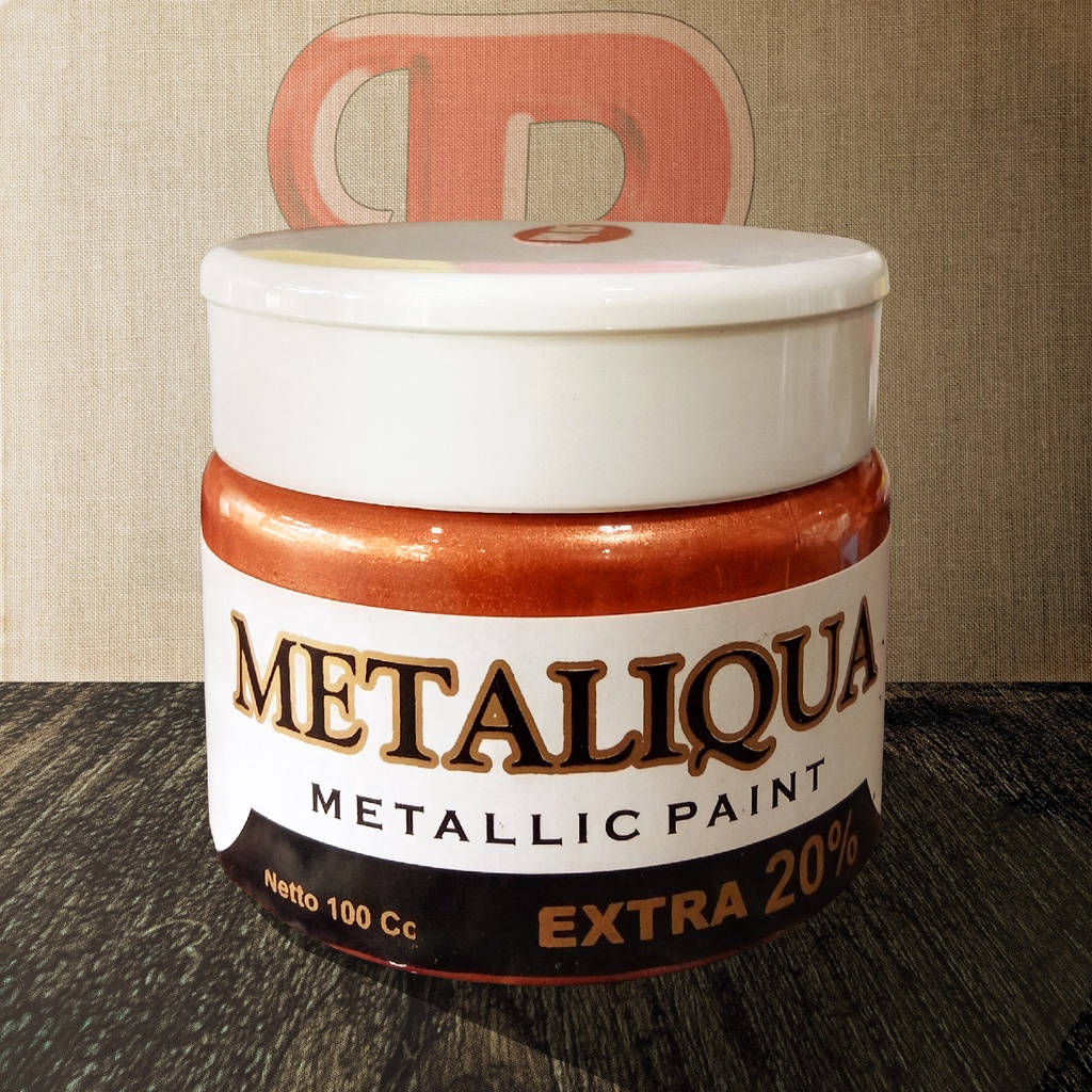 

Cat Metalik Metaliqua 100cc/Cat Dekorasi