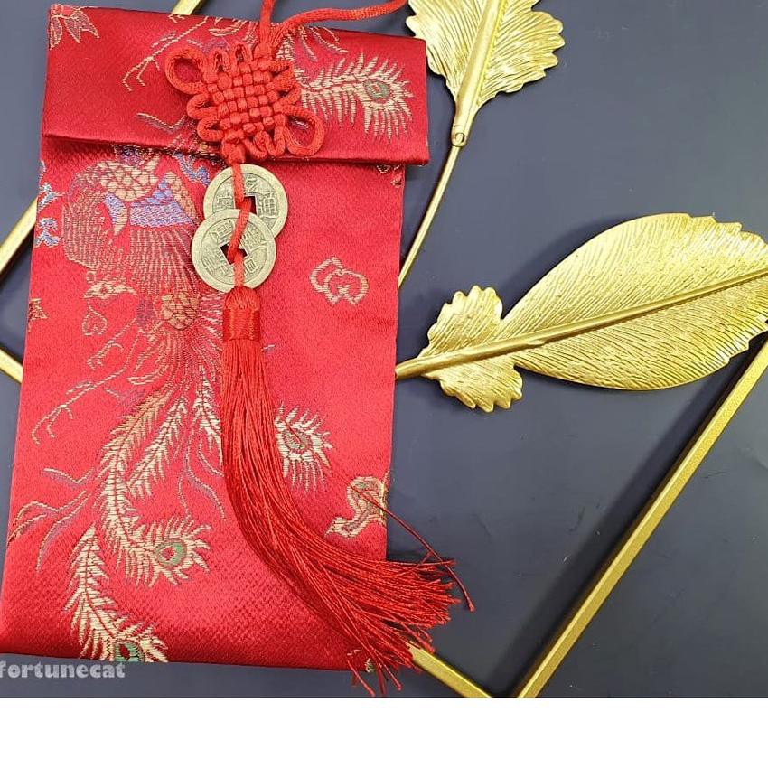 

(kode-713) Angpao Imlek 2021 Kain Chinese New Year Sangjit Wedding Engagement Hong bao Red Envelope