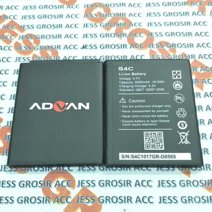 Baterai Battery Batre Original Double Power ADVAN VANDROID S4C , S5C