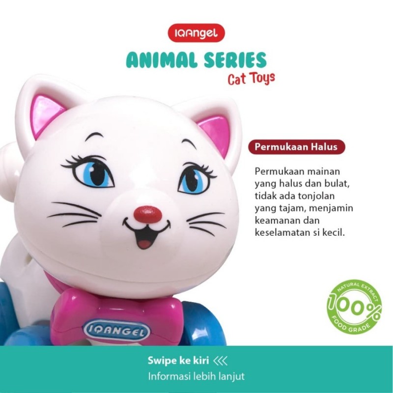 IQ Angel Animal Series Mainan Motorik Anak - Cat / Kucing - Random