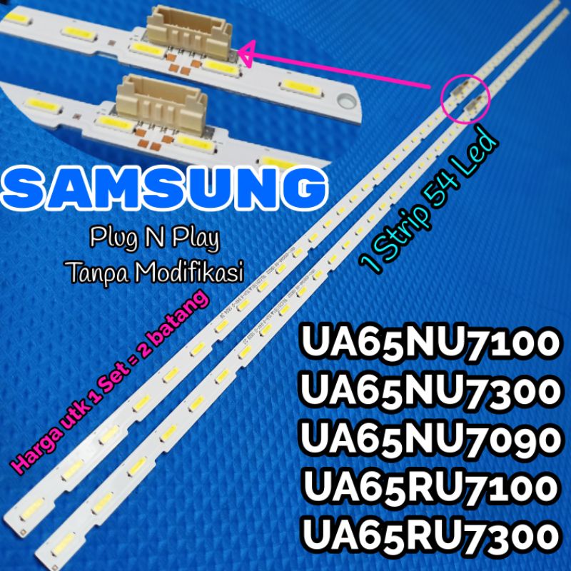 BACKLIGHT SAMSUNG UA65NU7100 UA65NU7300 UA65NU7090 65NU7100 65NU7300 UA65RU7100 65RU7100 65NU 65RU