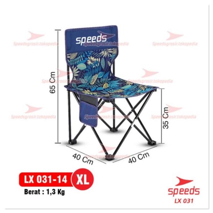 Kursi Lipat Outdoor Portable Kursi camping Bangku Gunung Speed (XL)