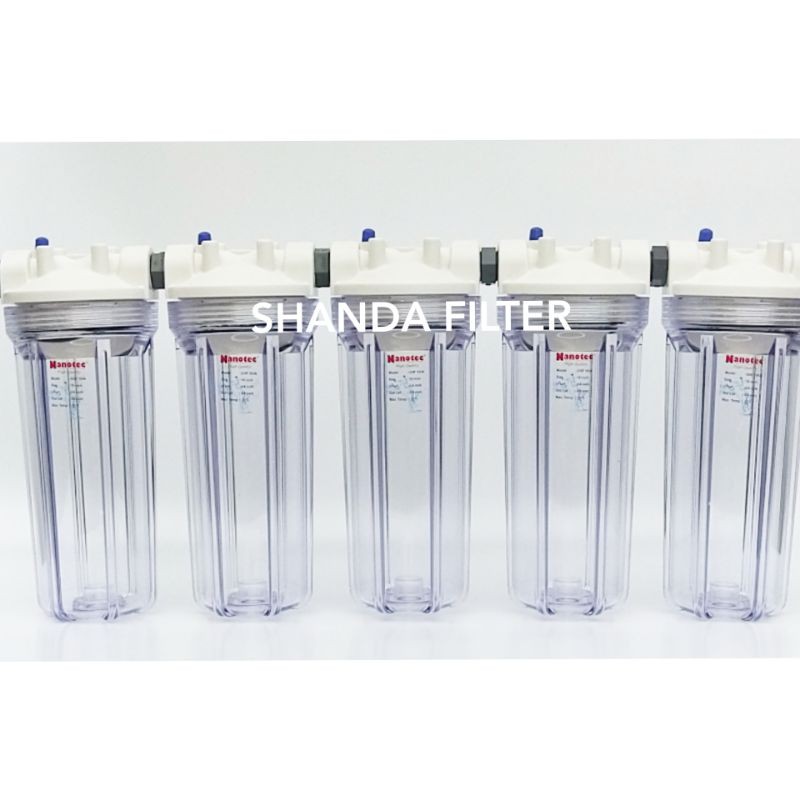 Paket Filter Air 5 Tahap Zat Berbesi&amp;Kapur (Clear 10&quot; drat 3/4&quot; SPCRS)