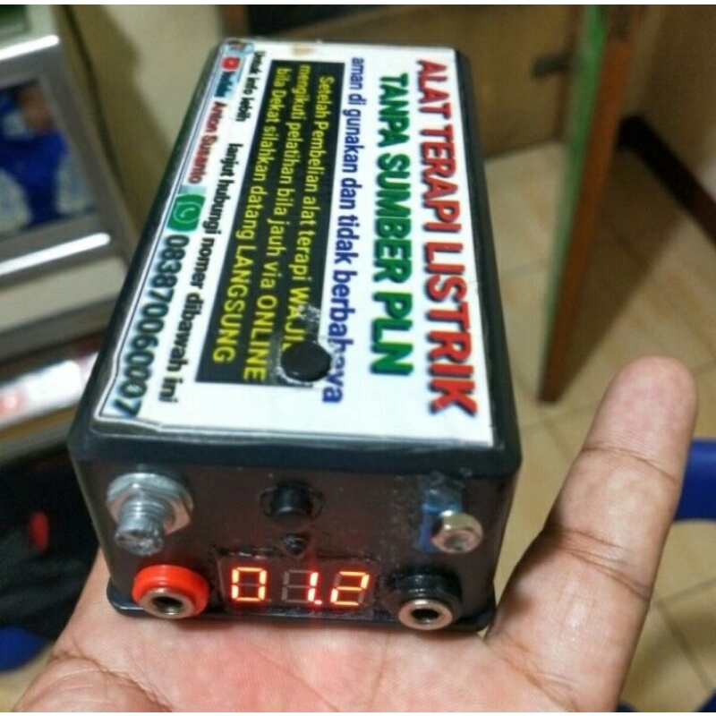 alat terapi listrik tanpa kabel bos