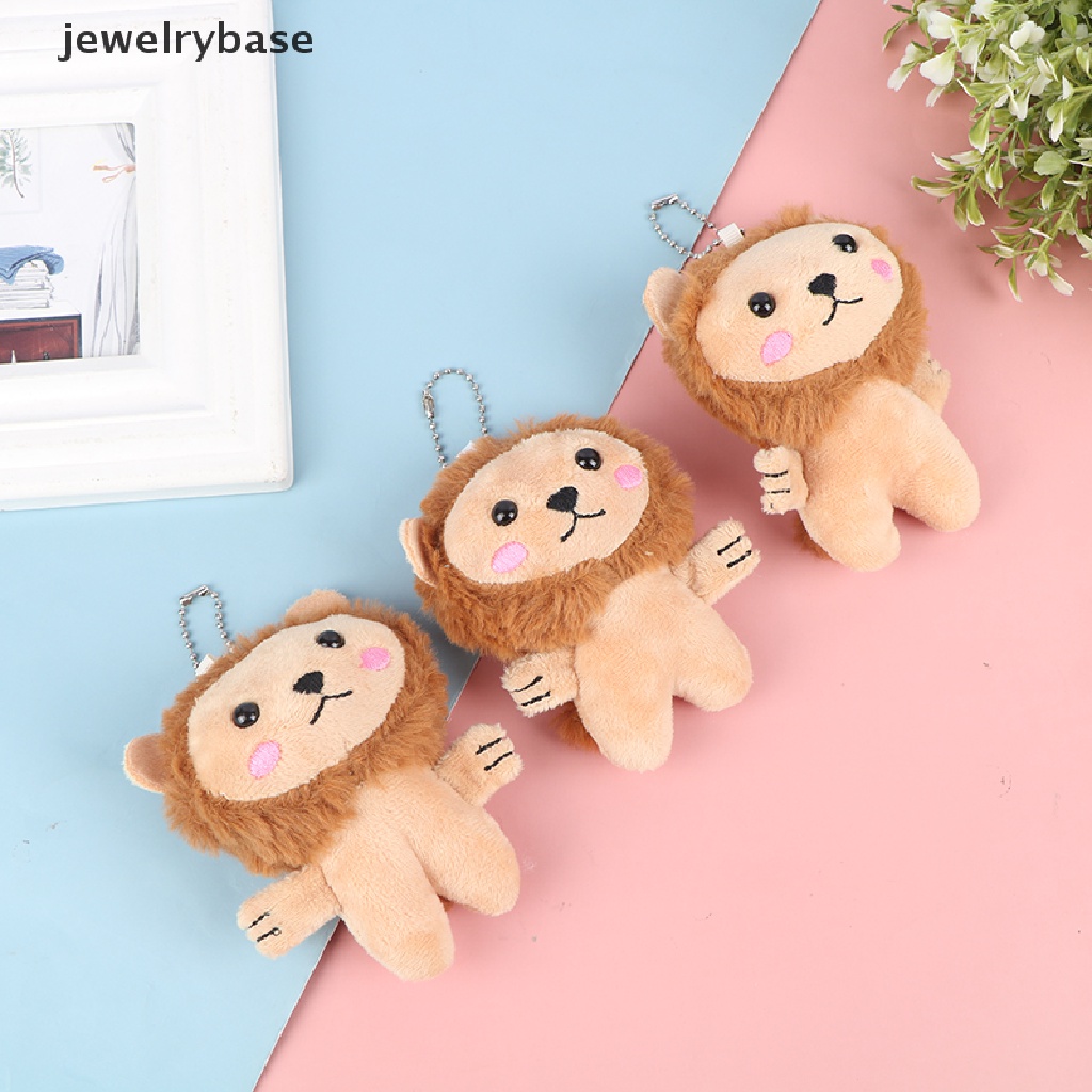 (jewelrybase) 1pc Gantungan Kunci Boneka Singa Kecil Untuk Aksesoris Tas