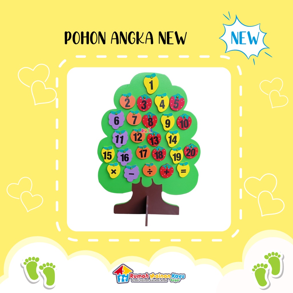 Mainan Edukasi Anak Pohon Edukasi Mainan Anak Mainan Kayu