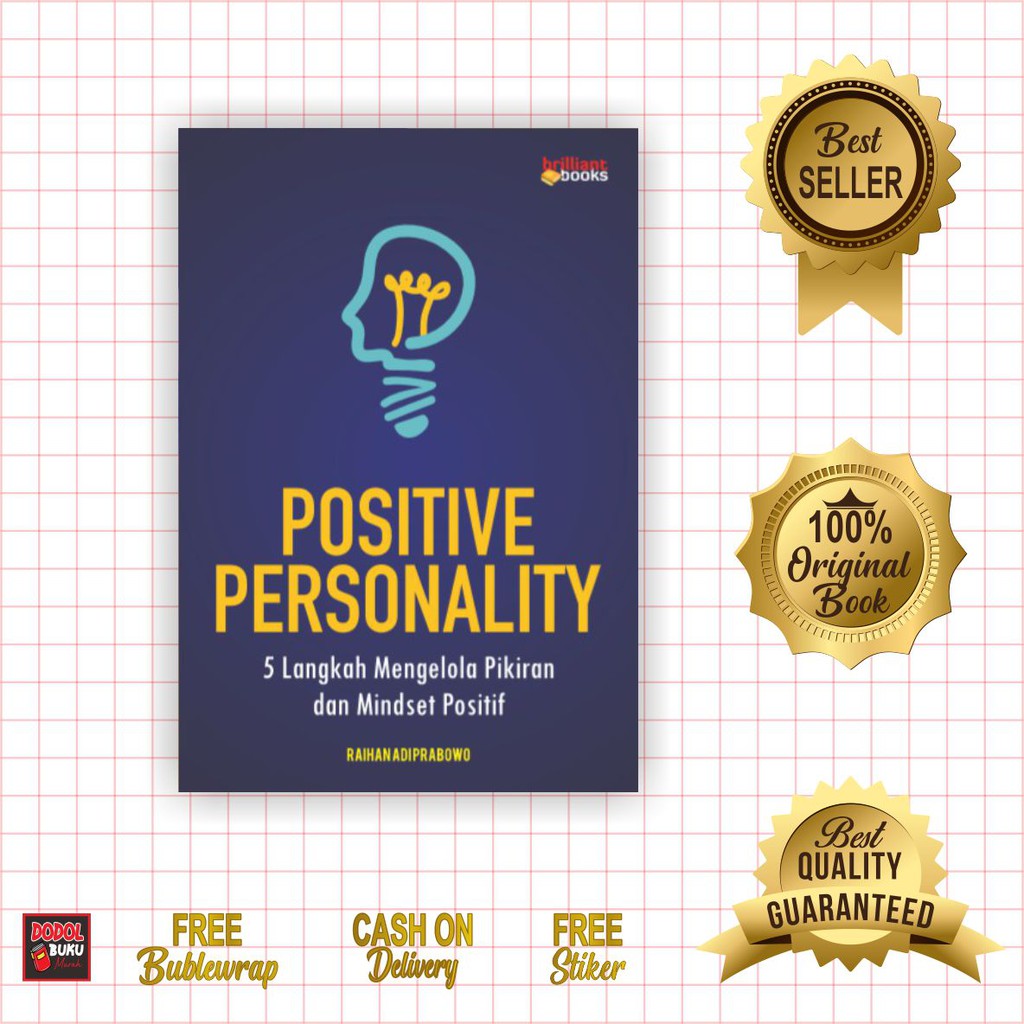 buku cara mengelola pikiran dan mindset positif   positive personality   bukumurah