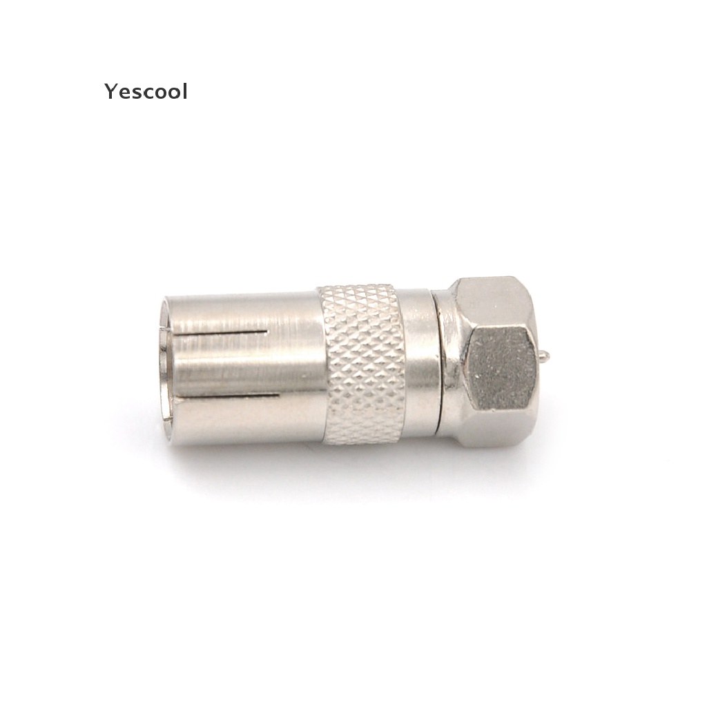 Yescool Adapter Konverter Socket RF Female Ke Tipe F Male