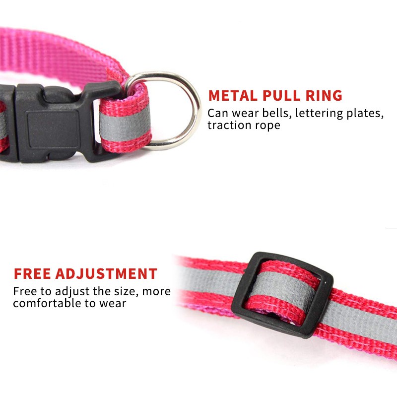 Kalung Kucing / Kalung Anjing Kelinci / lonceng baju kucing / refleksi malam