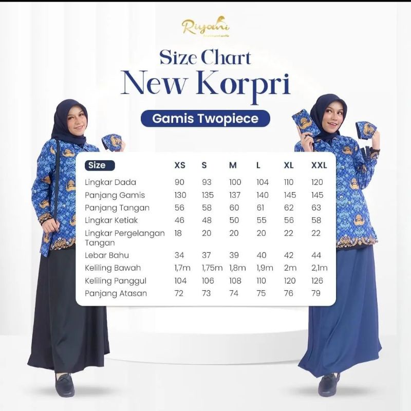 GAMIS HITAM PUTIH || PGRI || KORPRI || KHAKY || PUTIH || HITAM || NAVY II  RIYANI