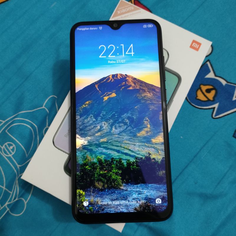 Hp Xiaomi Redmi Note 8 4/64 GB Second Hitam Full Sett Original