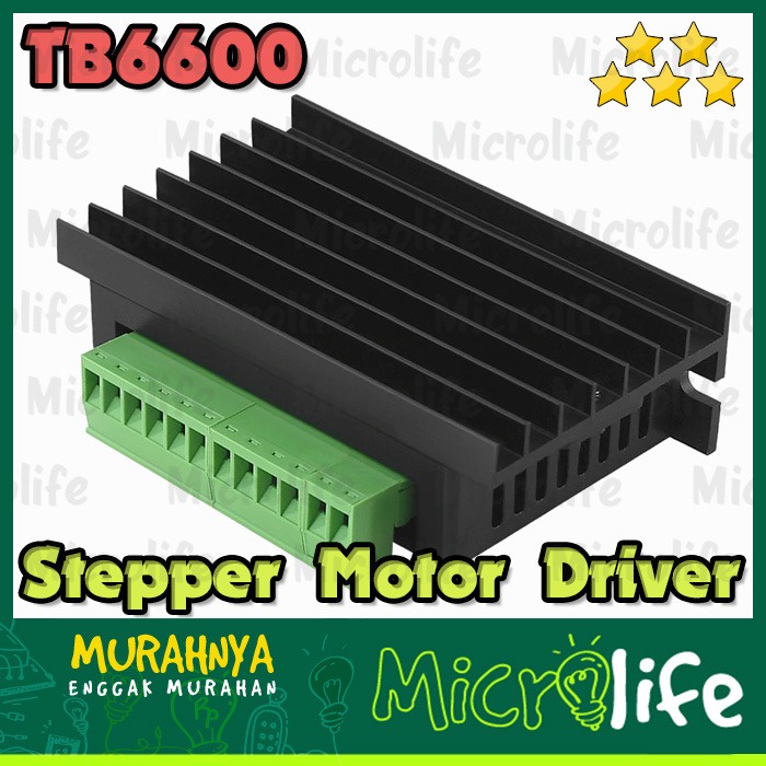 TB6600 Versi Upgrade Stepper Motor Driver Upgraded Version 4A DC 9-24V