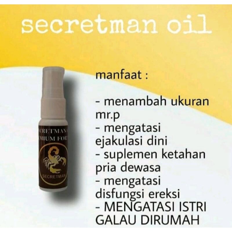 Oil secretman