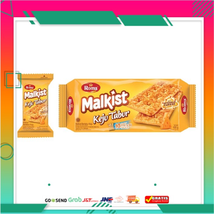 

Roma Malkist Keju Tabur 165 g