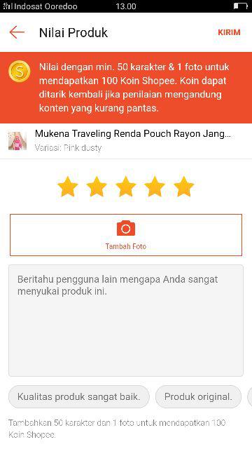 Kemeja Batik Pria M L Xl Manuk Rante