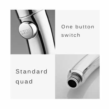 Kepala Shower Mandi Rotating With 3 Mode Pressure / Kepala Shower Mandi Stainless Aliran Kuat Hemat Air / Kepala Shower Kamar Mandi Kran / Kepala Shower Mandi Filter Aerator kepala shower mandi kenceng / Kepala Shower Water Head Detachable 3 Mode Pressure