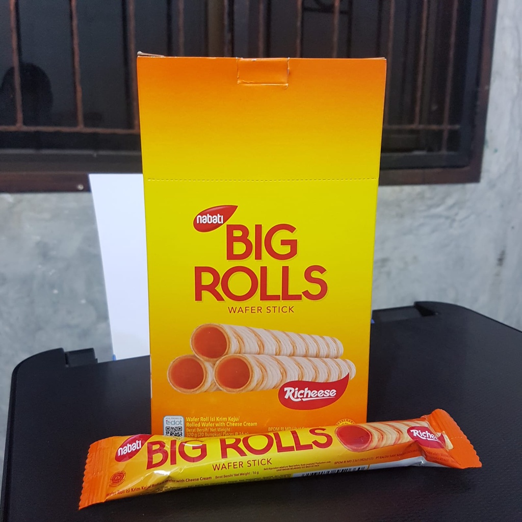 

Nabati Big Rolls keju 1Box=isi 20PCS