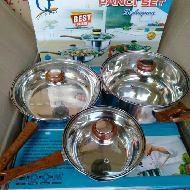 Panci Set Q2 Serbaguna
