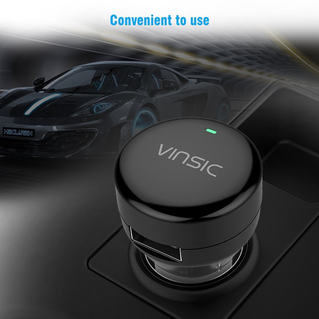 Original Vinsic Type C Dual Port Fast Charging Car Charger Model VSCC207