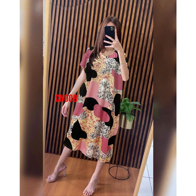 HOMEWEAR DASTER PENDEK SELUTUT RAYON PREMIUM BUSUI FRIENDLY KEKINIAN DASTER PANJANG SELUTUT DASTER