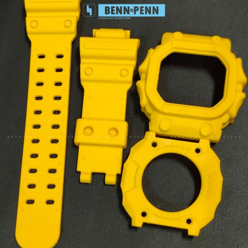 BNB GX 56 KINGKONG BEZEL STRAP JAM TANGAN CASIO G SHOCK YELLOW SOLID