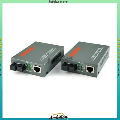 sepasang 1000Mbps htb-gs-03 A / B NETLINK Gigabit 1000Mbps Fiber Optical Media Converter