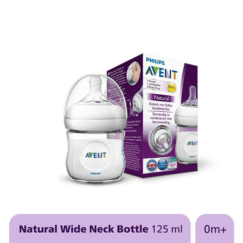 SCF 690/13 Botol Susu Philips Avent Natural 125 Ml /4Oz Dengan Box