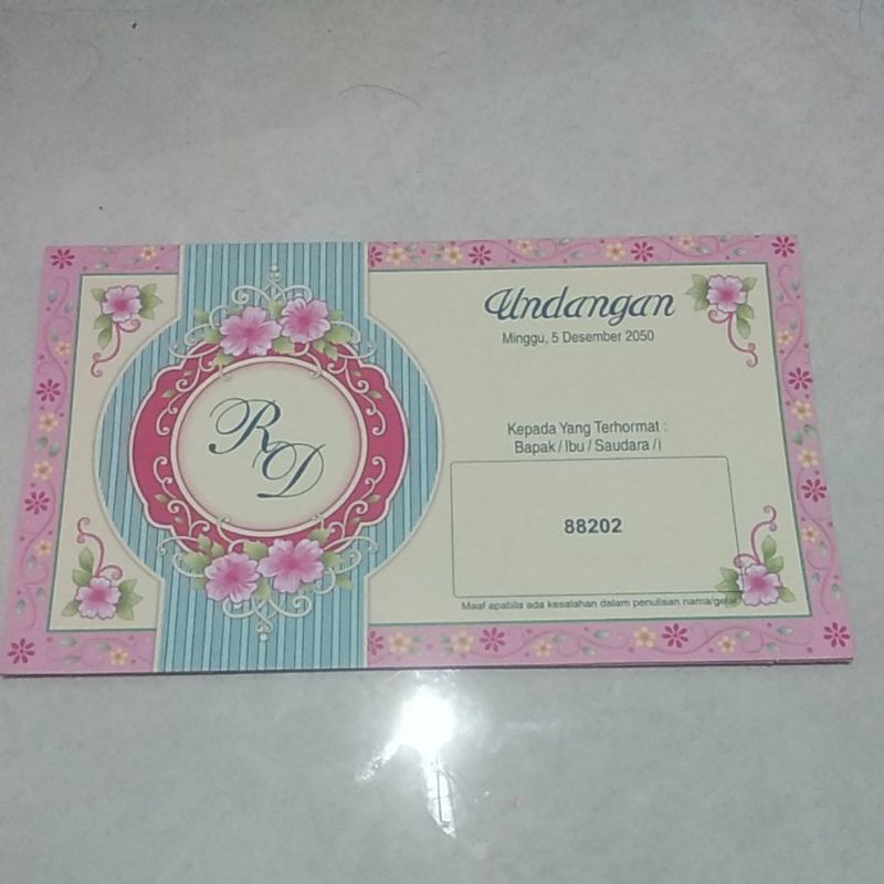 Undangan Erba 88202