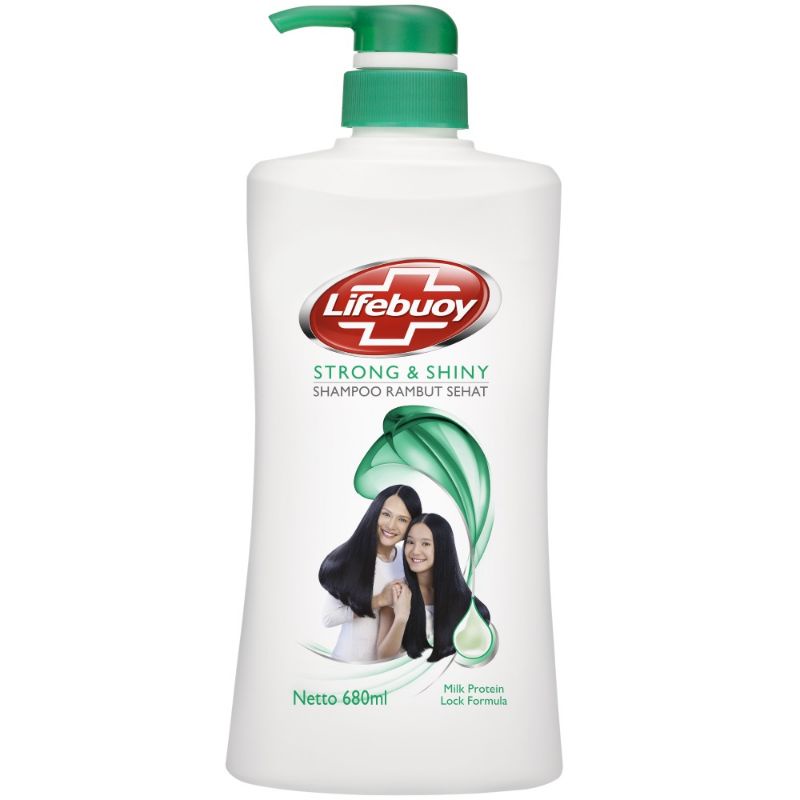 Lifebouy shampoo kuat berkilau 680ml/lifebouy 680ml hijau