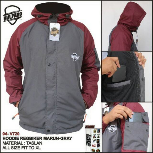 PROMO Jaket Hoodie Outdoor Waterproof Taslan JN Pria&amp;Wanita/Jaket Bikers Motor anti Air/jaket hiking