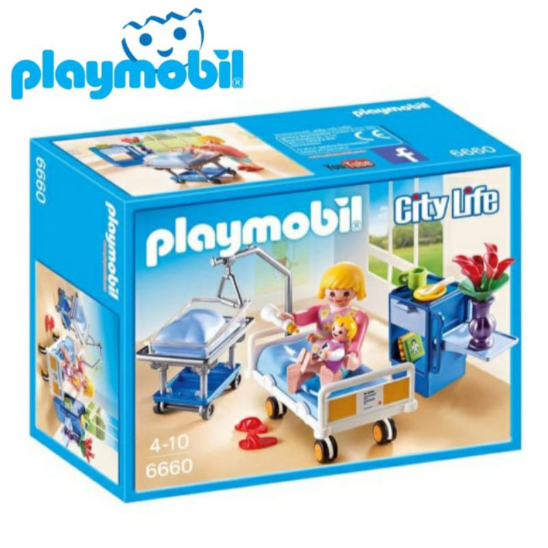 Sale Playmobil 6660 City Life Maternity Room Miniatur Rumah Sakit Hospital Mirip Lego