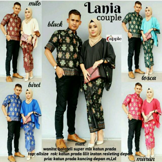 Lania Couple kebaya Couple batik kondangan Couple kekinian