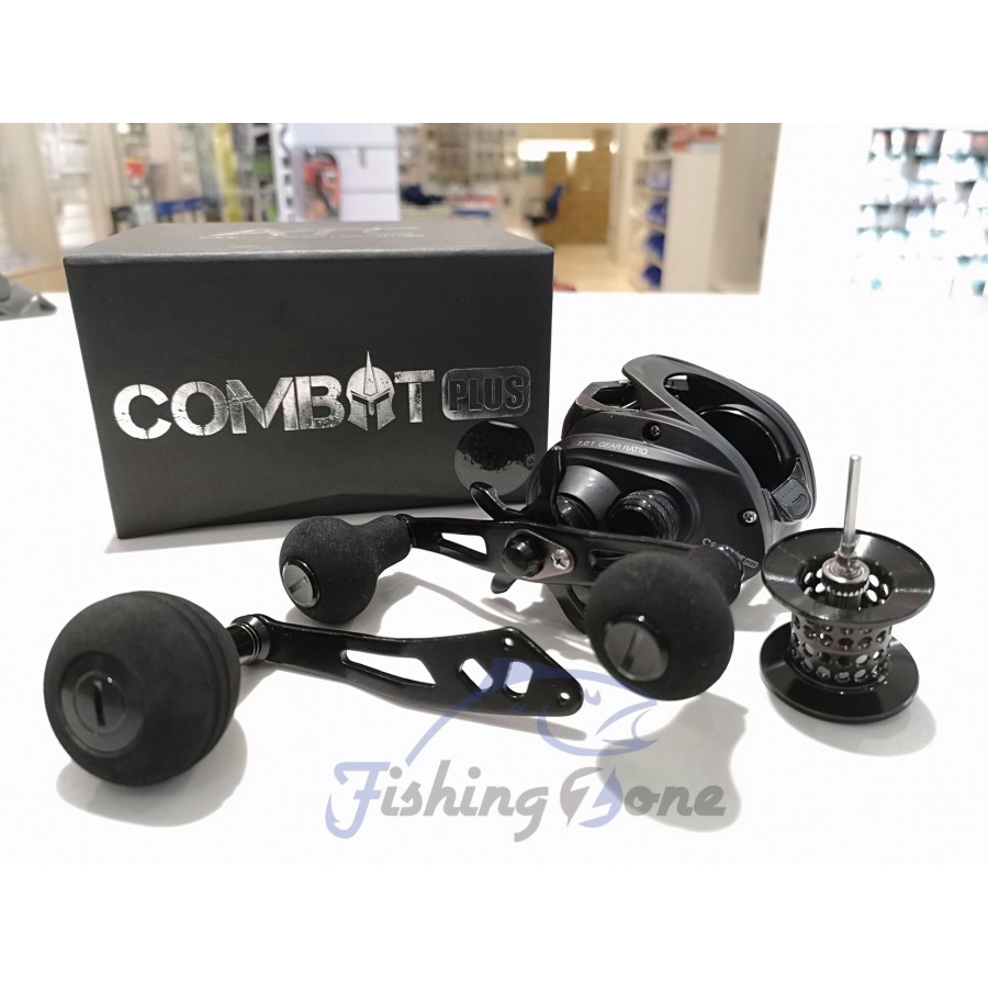 ATC COMBAT PLUS Baitcasting Reel 201 / 200 - Max Drag 12 Kg - Double Spool - 2 Handle | Pancing Cast