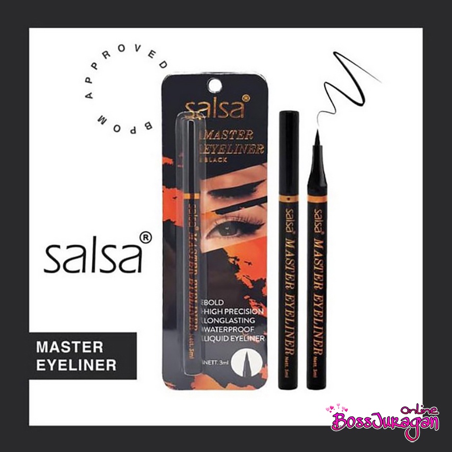 (BOSS) (BPOM) SALSA 2 IN 1 HYPERLASH MASCARA / SALSA MASTER EYELINER BOLD