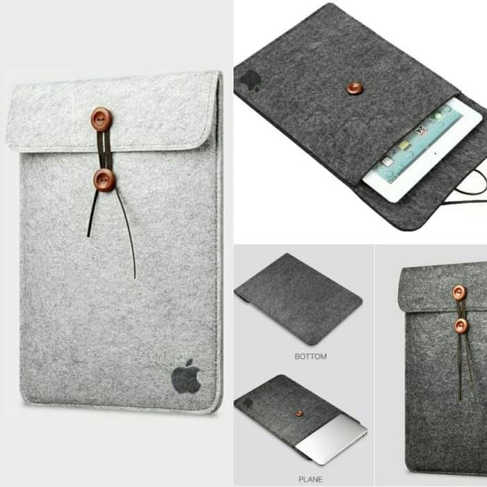TAS LAPTOP SLEEVE CASE FELT MACBOOK PRO AIR RETINA IPAD 11 12 13 INCH - IPAD MINI WHITE