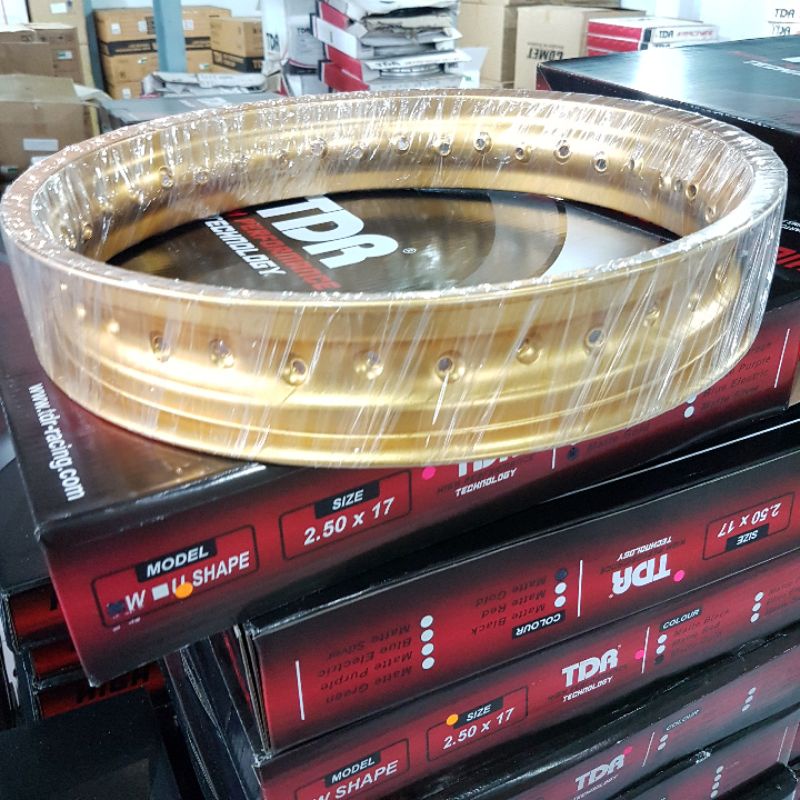Velg TDR W Shape  250 17 matte gold Original TDR
