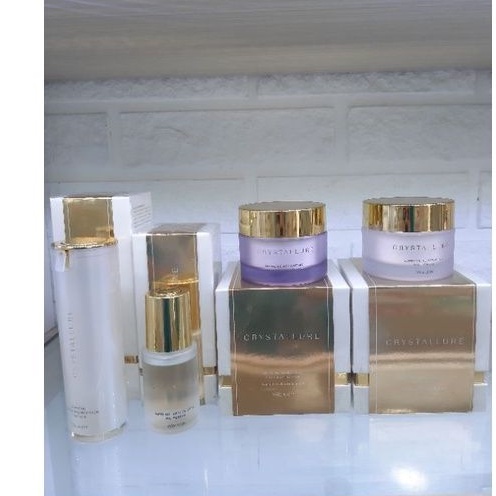 Wardah Paket Wardah Crystallure Paket Isi 4 Items || Crystallure Full Regime