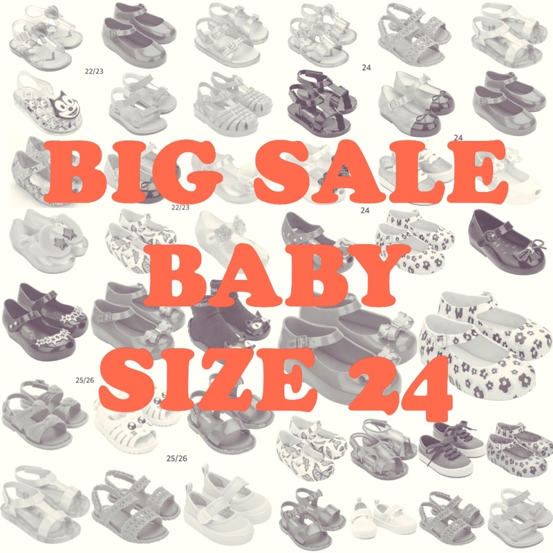 BIG SALE Mini Melissa Size 24 Authentic