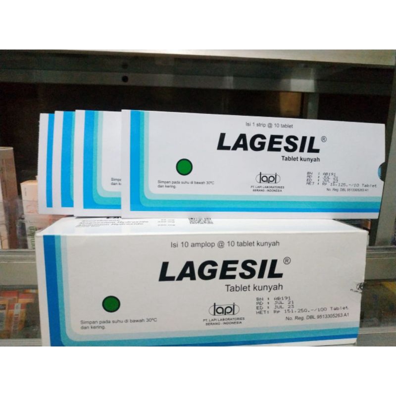 LAGESIL 1 STRIP ISI 10 TABLET