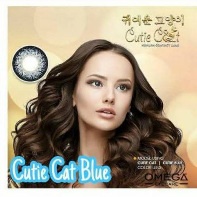 SOFTLENS CUTIE CAT NORMAL 7 MINUS (-0.50 S.D -3.00) FREE LENSCASE DIA 14.5MM By OMEGA EYECARE