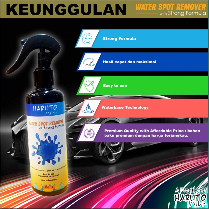 Water spot remover Haruto pembersih jamur dan kerak air pada body 250ml