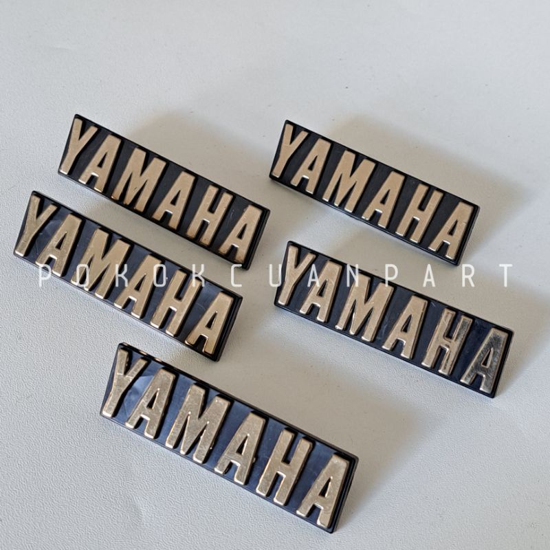 emblem cover body kecil Yamaha ALFA 1989 1990 1991 YGP