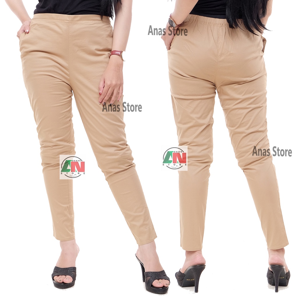 CELANA KATUN ANTI BEGAH, CELANA KATUN STRETCH UKURAN STANDAR / COTTON PANTS