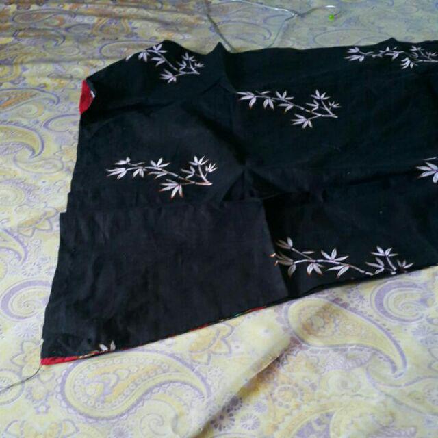 Batik Couple Keluarga Sania Ruffle Ori Ndoro Jowi Dnt - Motif Kipas